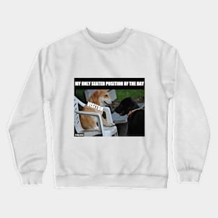 Seat Stealer Meme Crewneck Sweatshirt